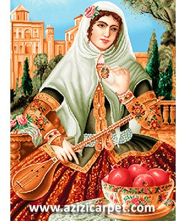 نخ و نقشه زن آریایی
