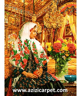نخ و نقشه زن آریایی