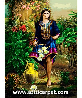 نخ و نقشه زن آریایی