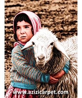 نخ و نقشه دختر بچه روستایی