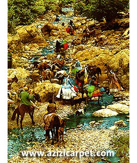 نخ و نقشه کوچ نشینان