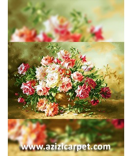 نخ و نقشه گل