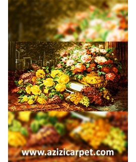 نخ و نقشه گل