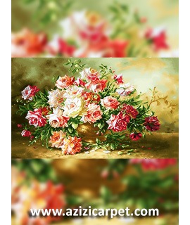 نخ و نقشه گل