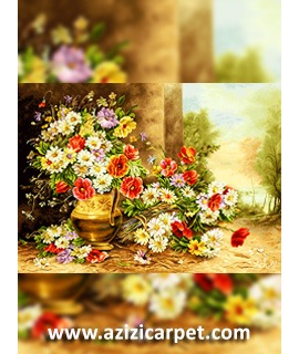 نخ و نقشه گل