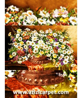 نخ و نقشه گل