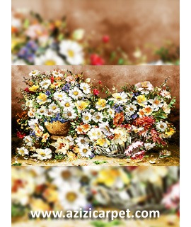 نخ و نقشه گل